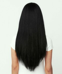 jet black hair