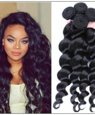 12 Inch Loose Wave Weave:100% Brazilian Hair Extension