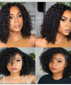 8 inch curly wig length