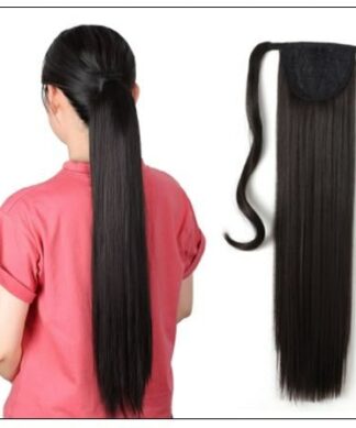 inside ponytail weave