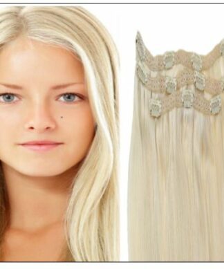 Blonde Clip in Hair Extensions img