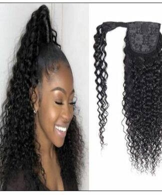 Curly Ponytail Black Girl Hair Extensions (2)