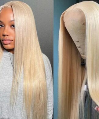 clip in hair extension blonde -long straight(1)
